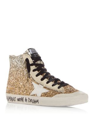 Golden Goose Unisex Francy Penstar Embellished High Top Sneakers
