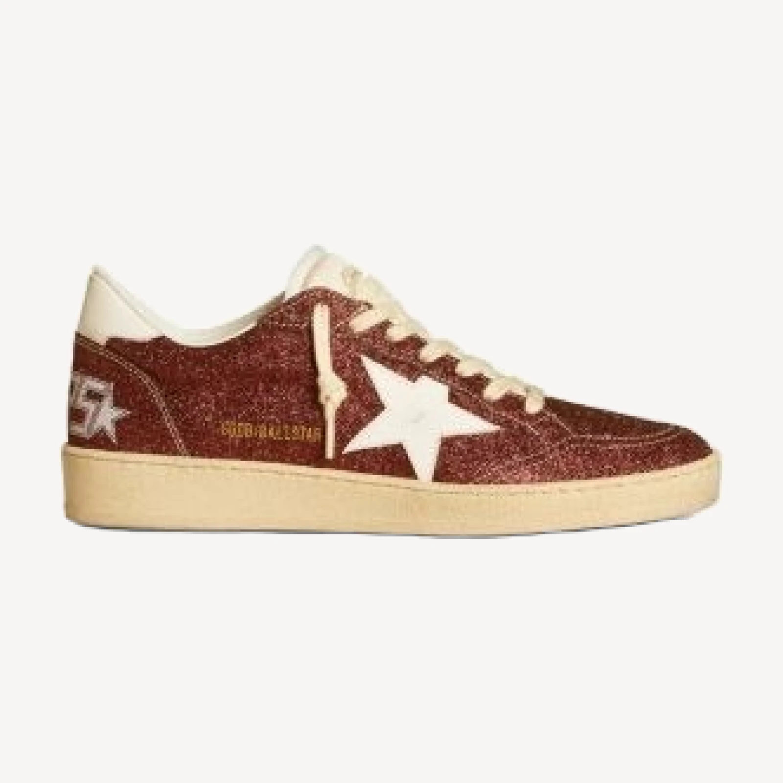 Golden Goose Unisex Ball Star Glitter Lace Up Sneakers
