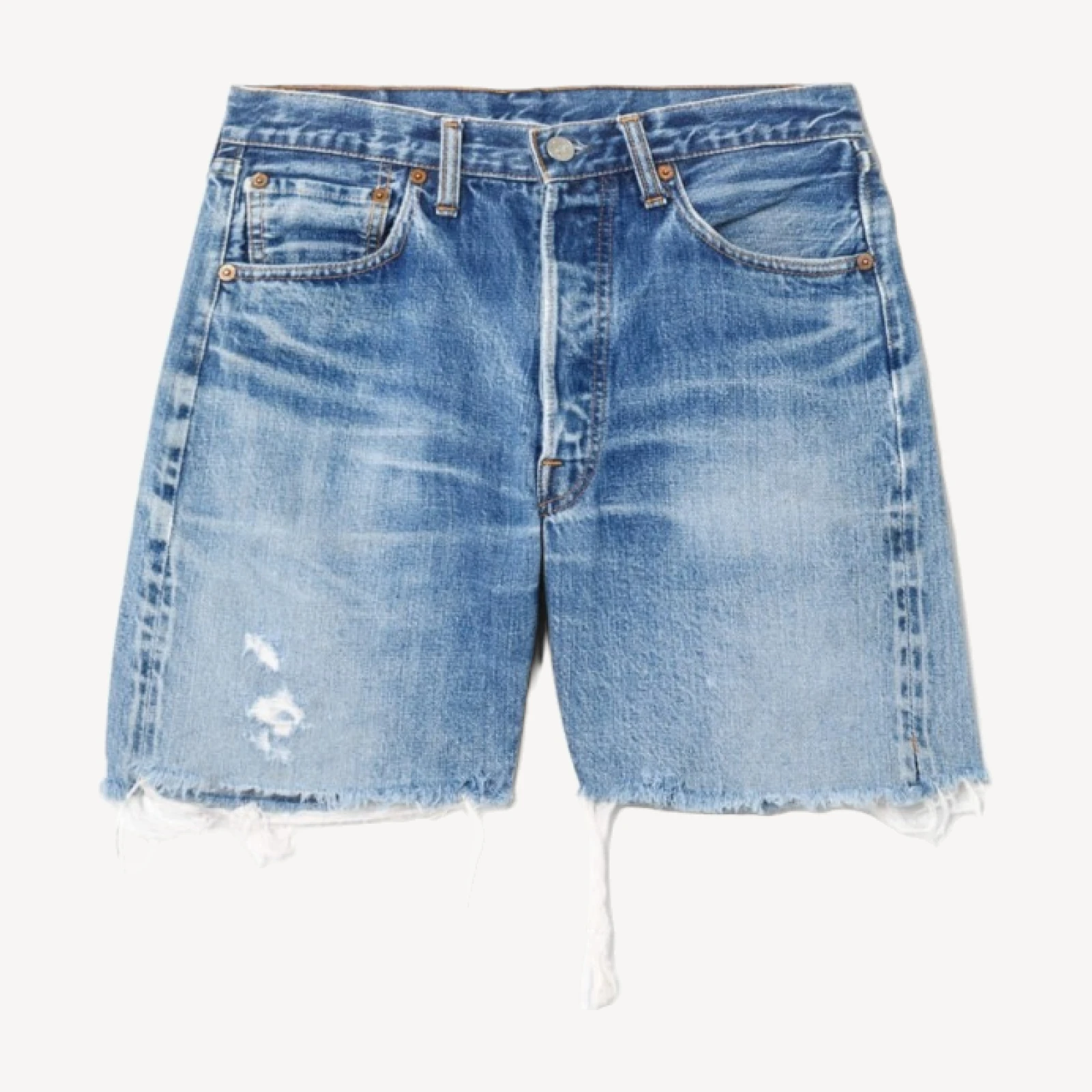70s Big E Single Stitch Selvedge Cut Off Levi's 501 Shorts -#21