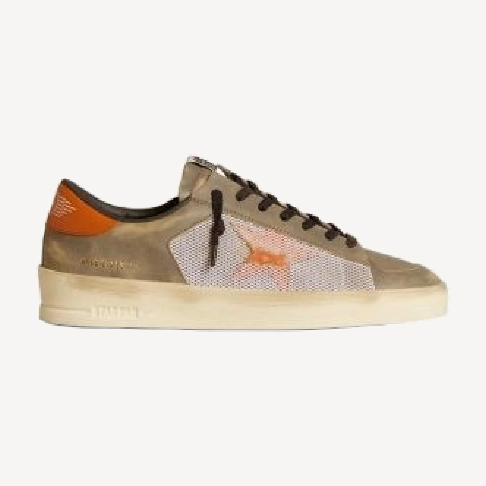 Golden Goose Men's Stardan Mesh and Leather Sneakers
