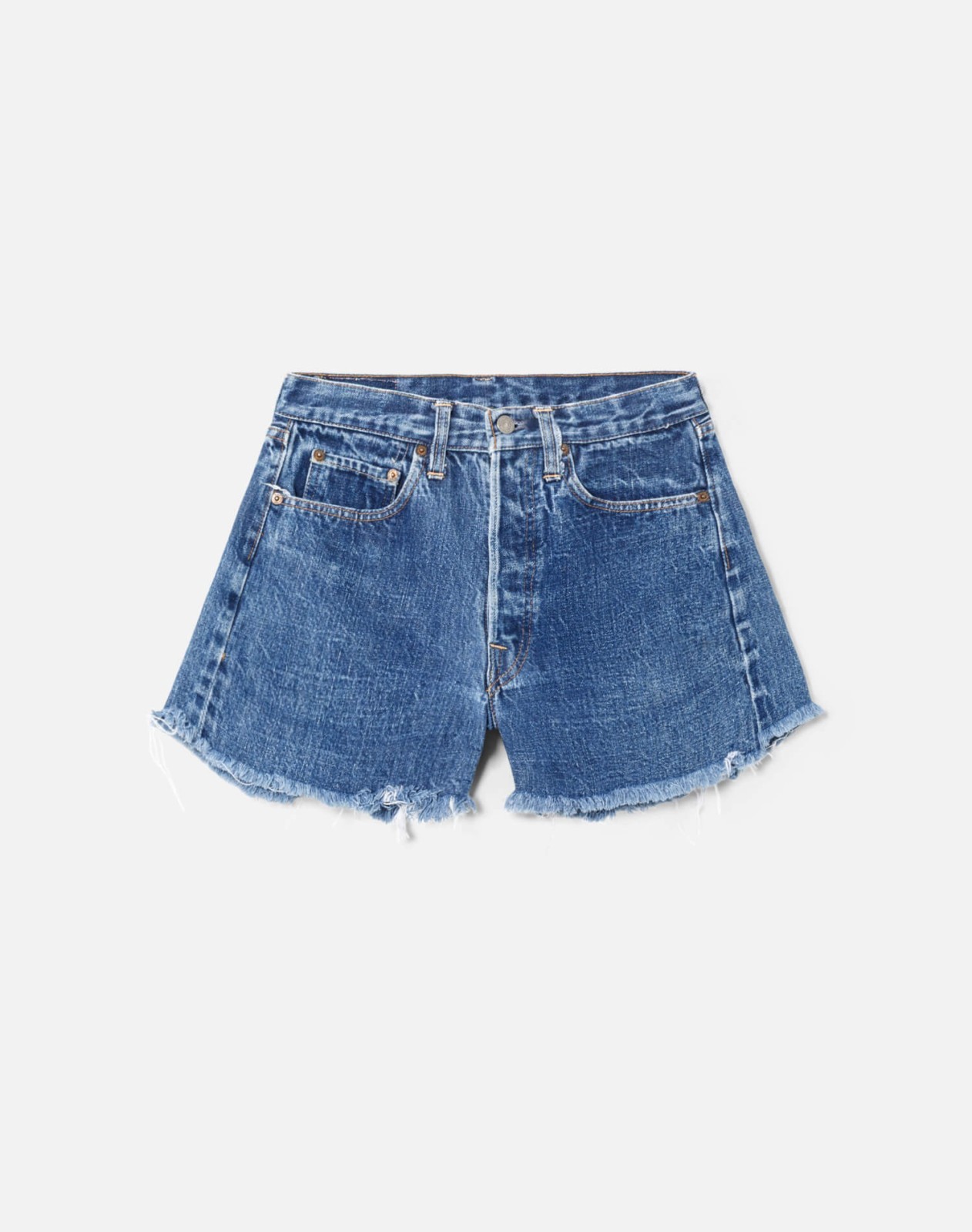 60s Big E Single Stitch Selvedge Cutoff 501 Levi's Shorts -#26