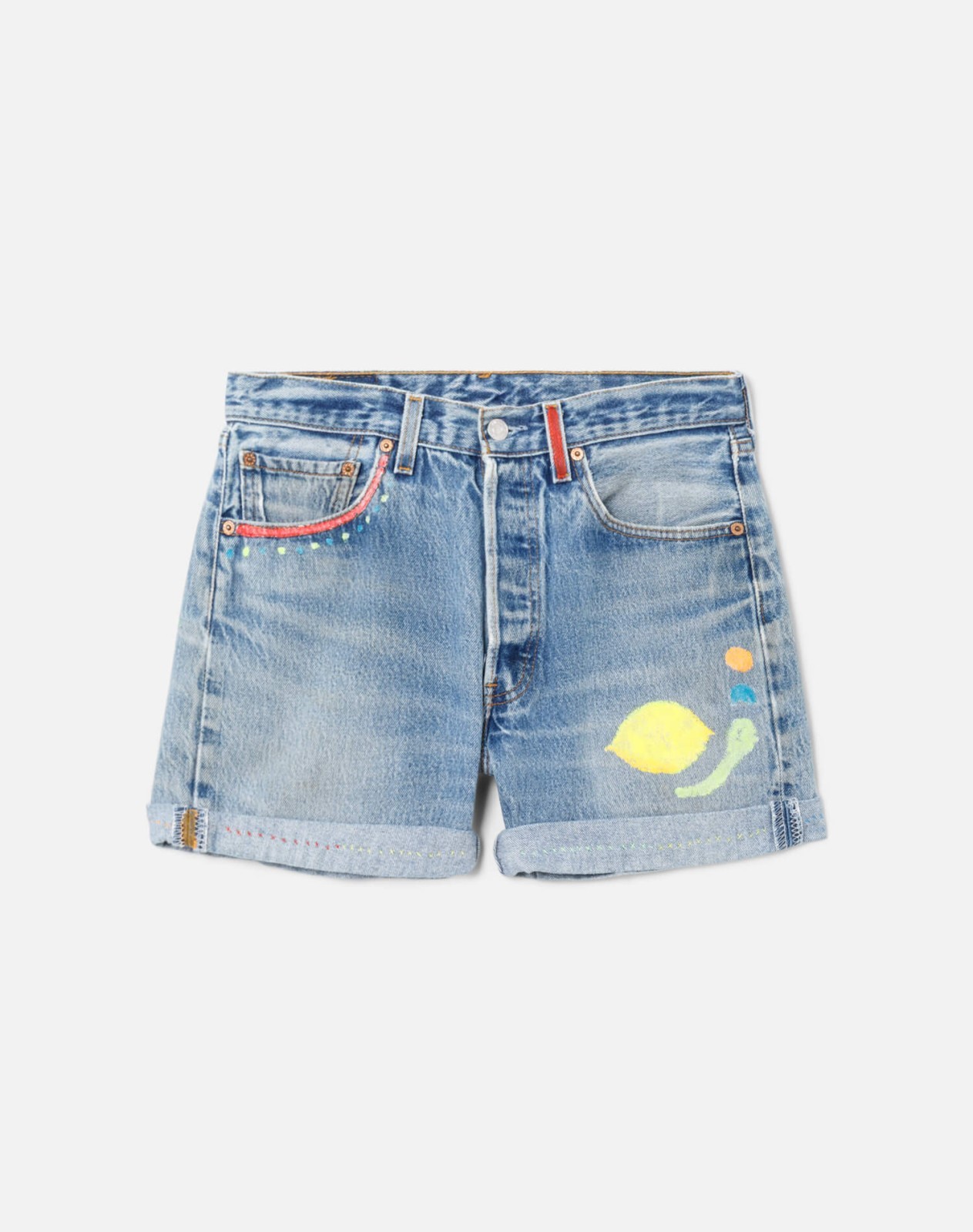 80s Hand Painted 501 Levi's Shorts -#27