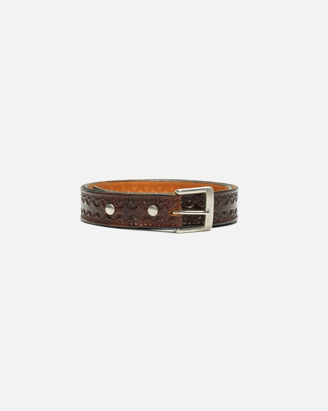 RE/DONE Vintage | 70s Embossed Skinny Belt -#30 | Vintage Belts