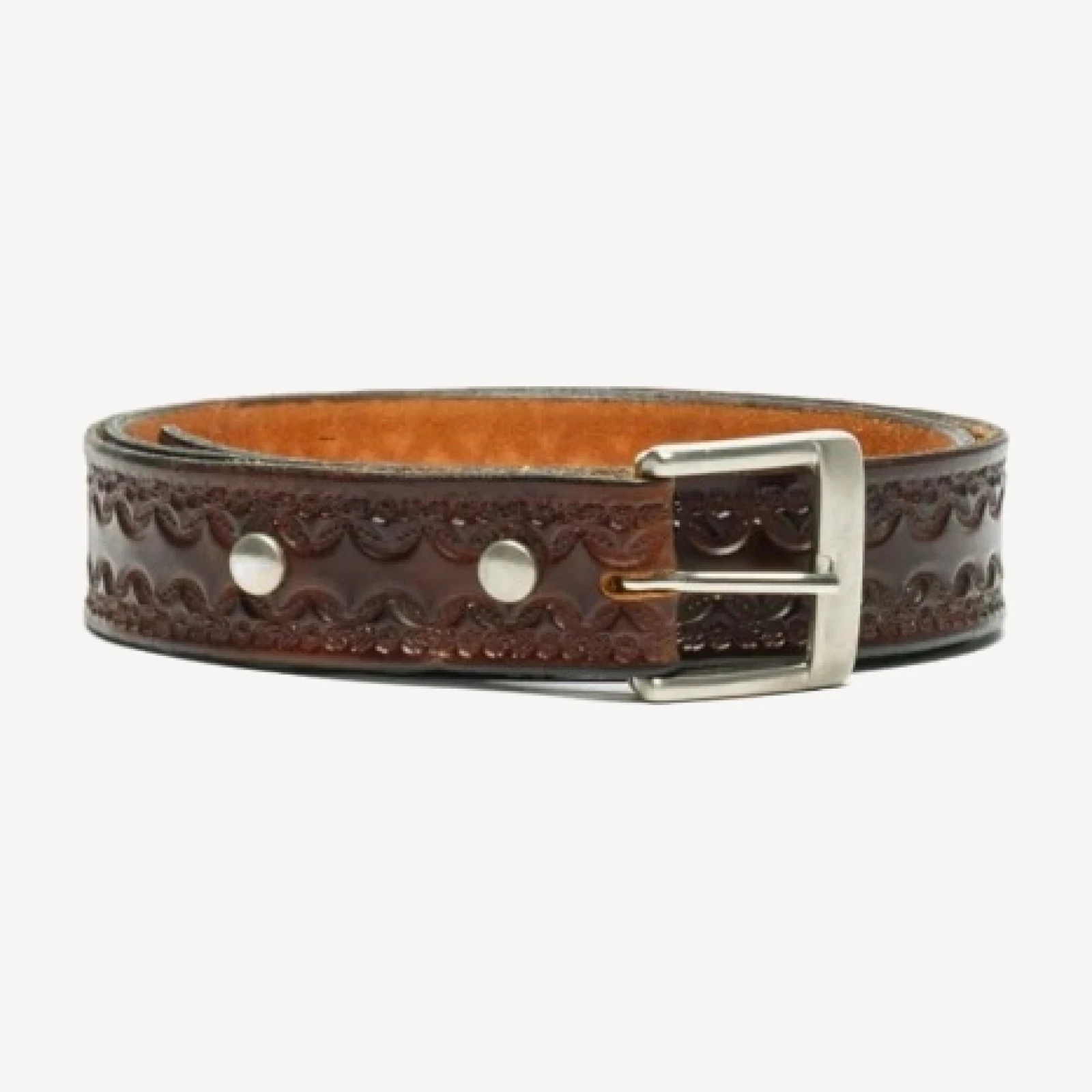 RE/DONE Vintage | 70s Embossed Skinny Belt -#30 | Vintage Belts