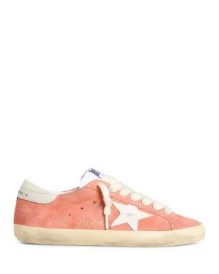 Golden Goose Men's Super Star Suede Lace Up Sneakers