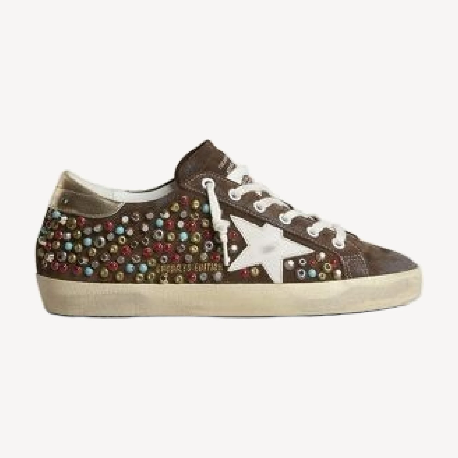 Golden Goose Women's Super Star Suede Embellished Sneakers