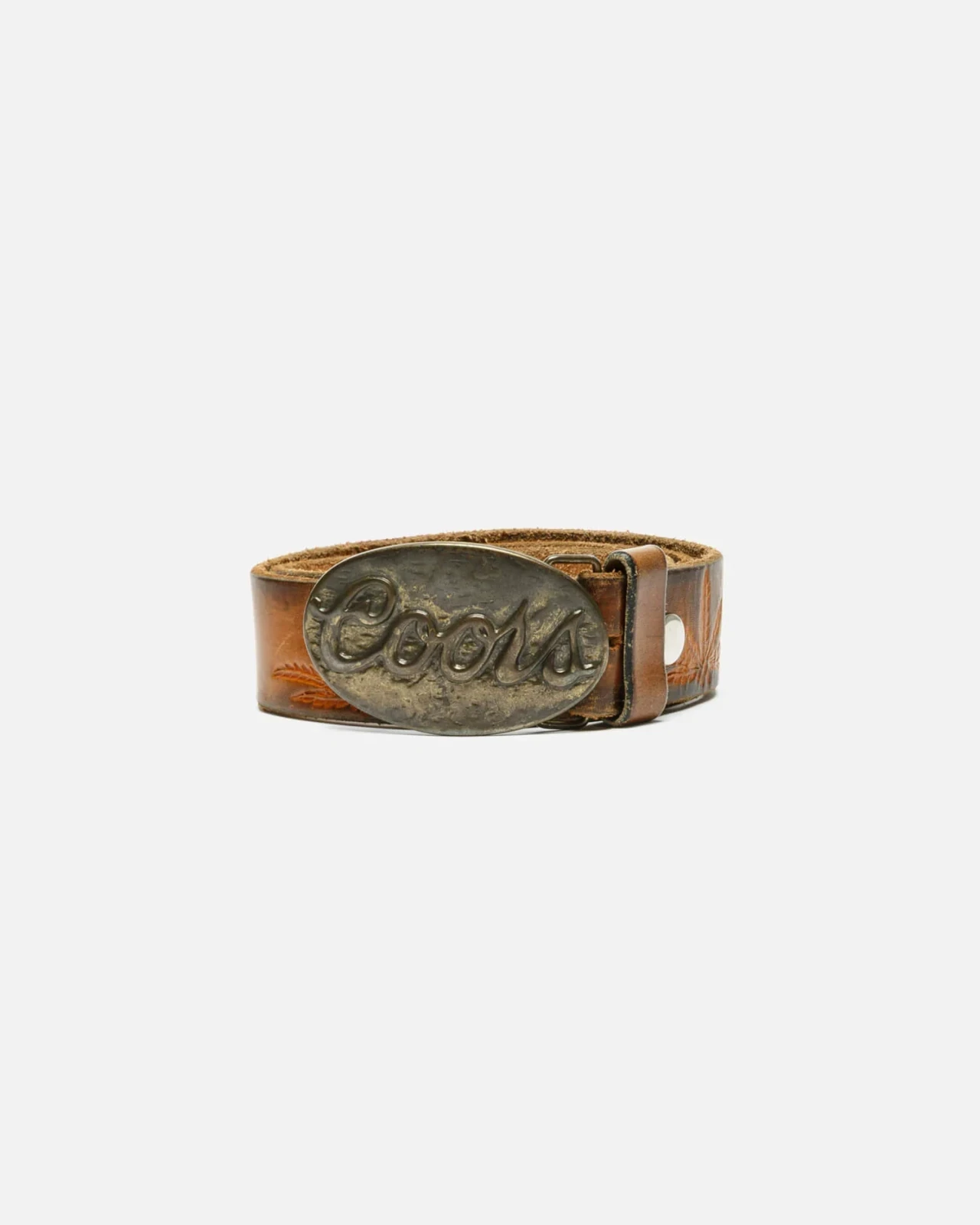 RE/DONE Vintage | 70s Coors Marijuana Belt -#37 | Vintage Belts