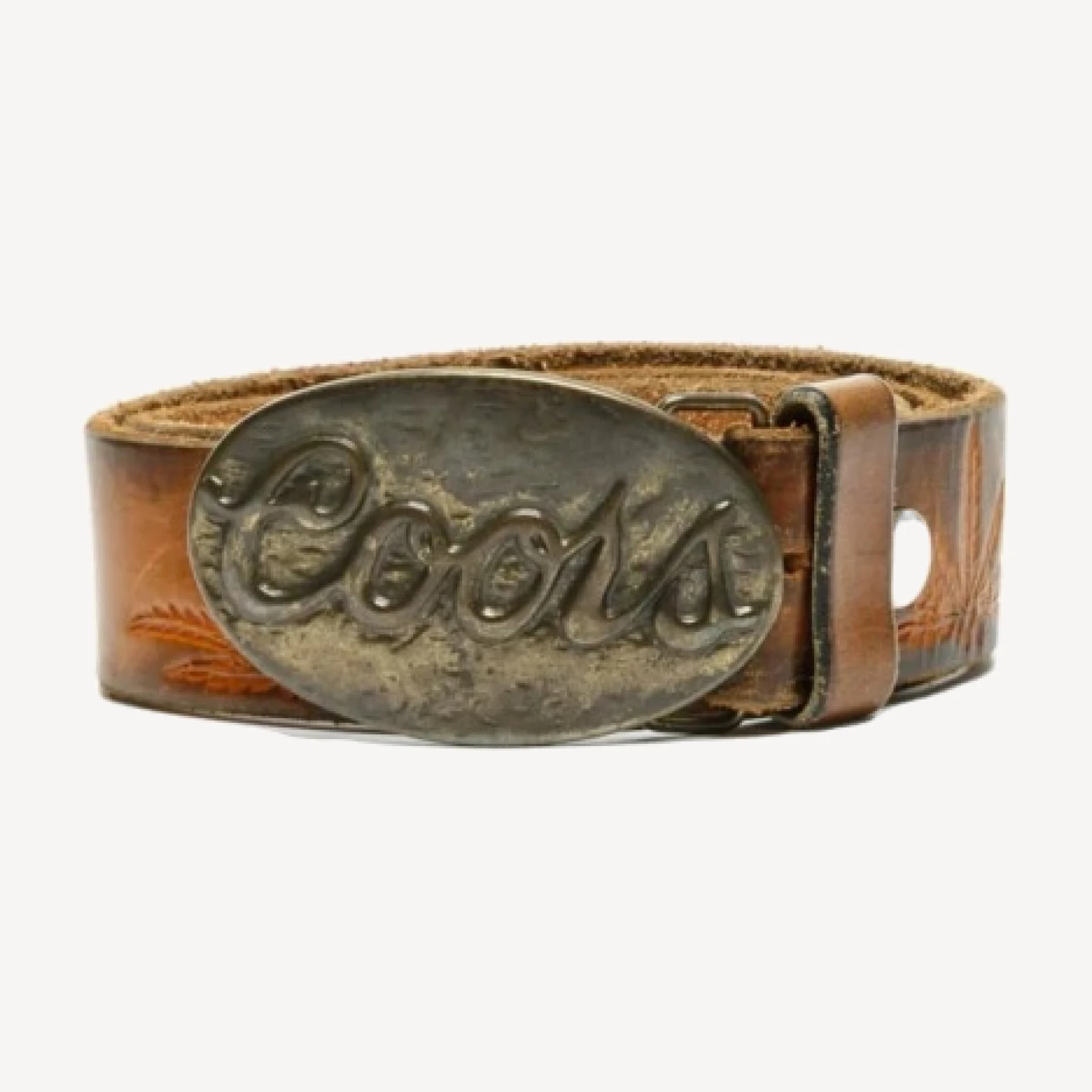RE/DONE Vintage | 70s Coors Marijuana Belt -#37 | Vintage Belts
