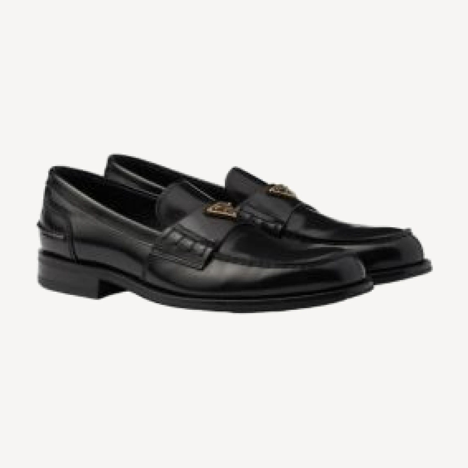 Prada Men's Brushed Leather Loafers