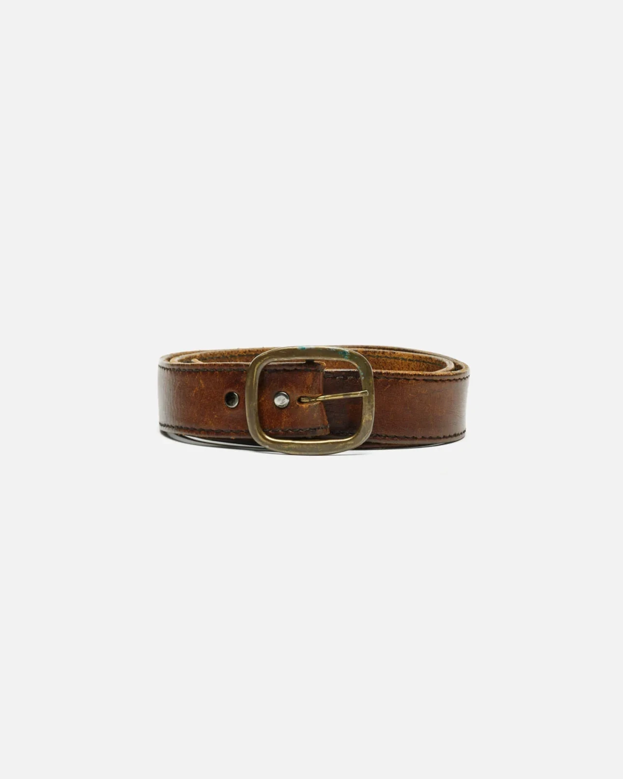 RE/DONE Vintage | 70s Leather Simple Belt -#41 | Vintage Belts
