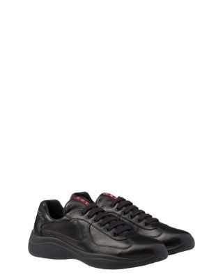 Prada Men's America's Cup Nappa Leather Sneakers