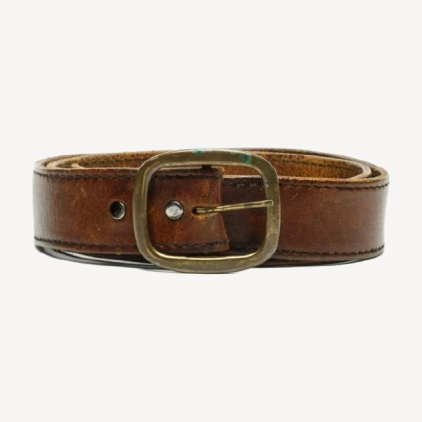 RE/DONE Vintage | 70s Leather Simple Belt -#41 | Vintage Belts
