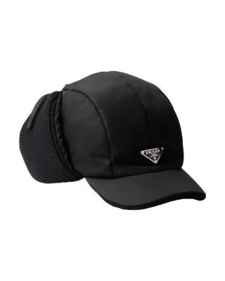 Prada Re-Nylon and Wool Trapper Hat