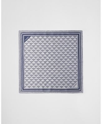 Prada Jacquard Silk Scarf 55X55