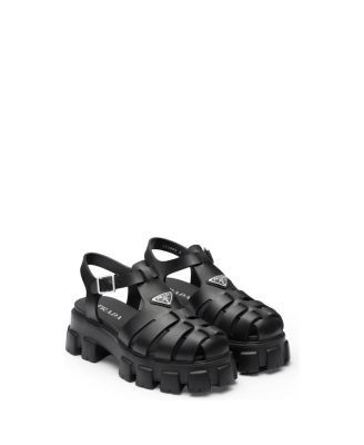 Prada Men's Monolith Rubber Sandals