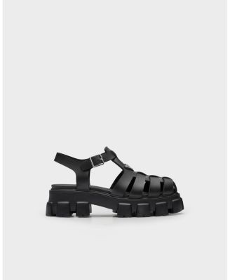Prada Men's Monolith Rubber Sandals
