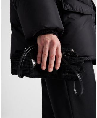 Prada Wool and Nappa Leather Gloves