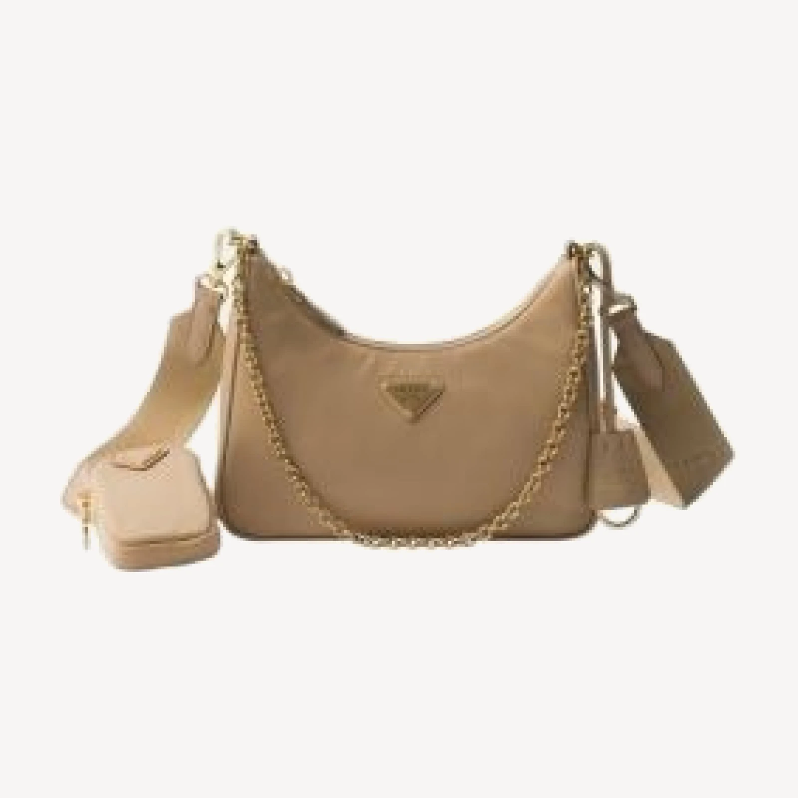 Prada Re-Edition 2005 Re-Nylon Bag with Saffiano Mini Bag