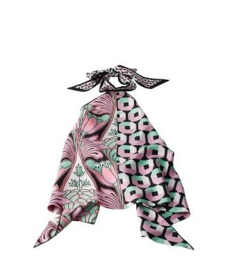 Prada Printed Silk Twill Top