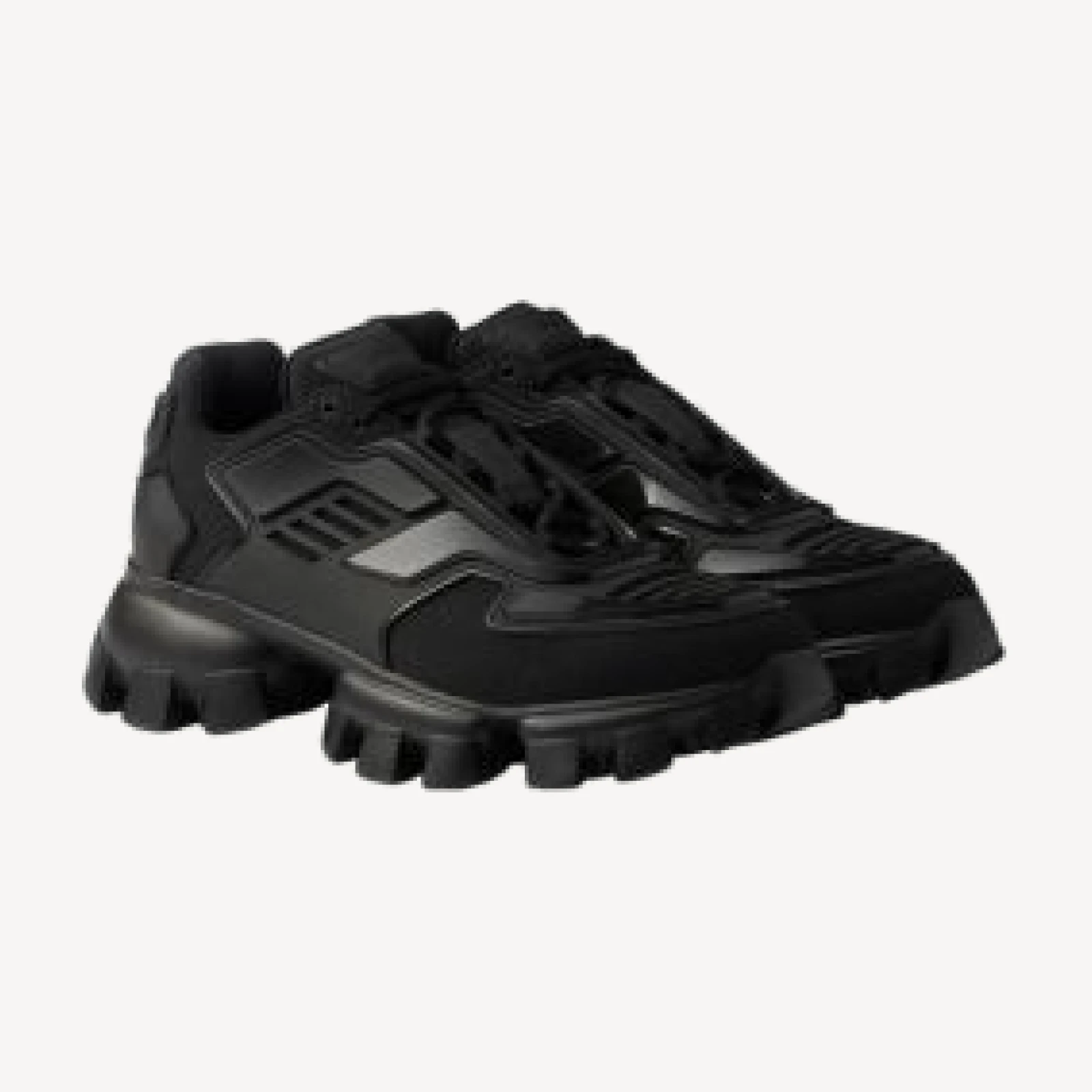 Prada Men's Cloudbust Thunder Knit Fabric Sneakers