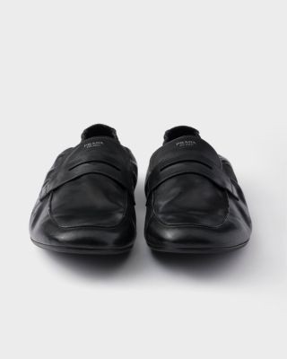 Prada Men's Shuffle Antiqued Leather Loafers