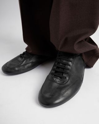 Prada Men's Collapse Leather Sneakers