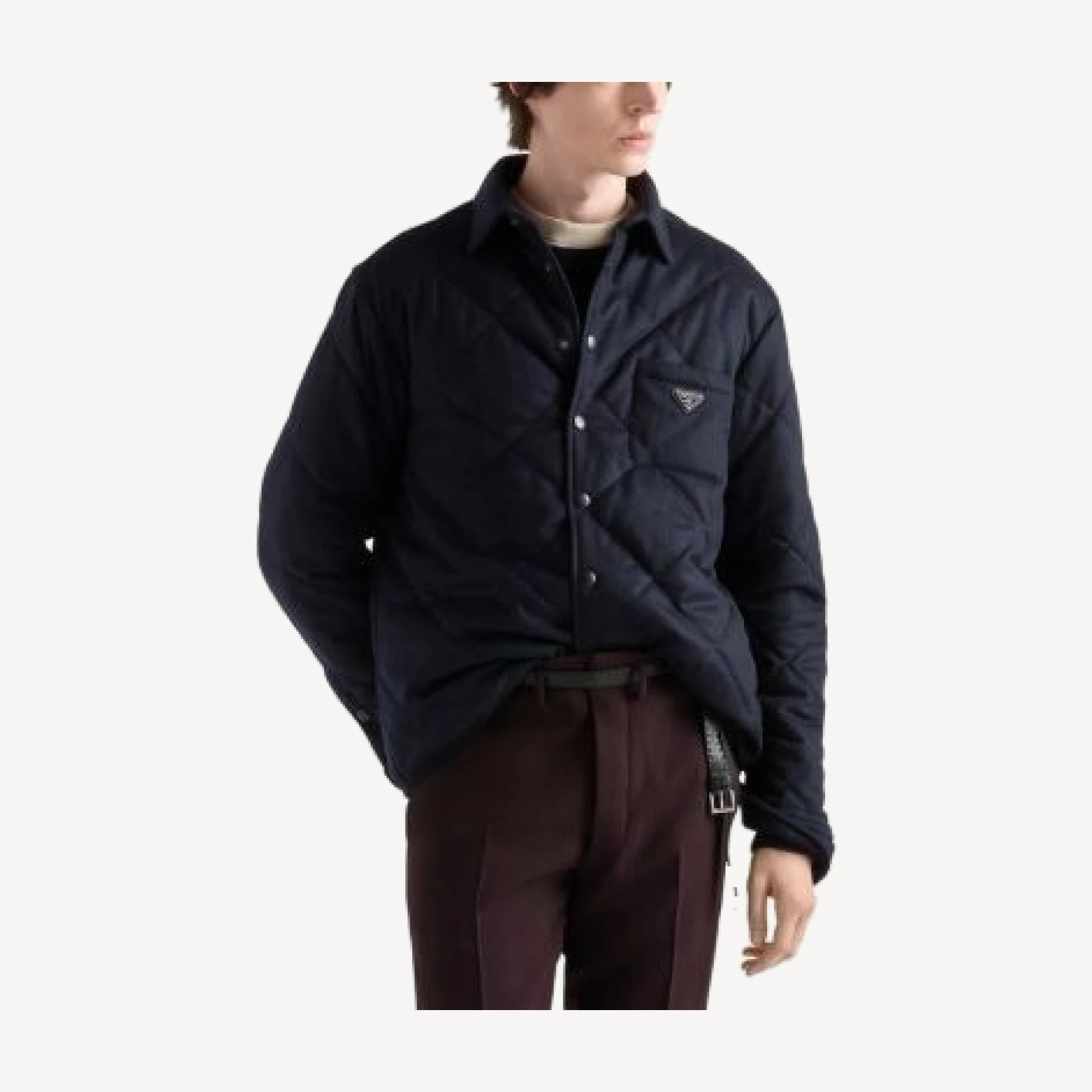 Prada Padded Cashmere Shirt