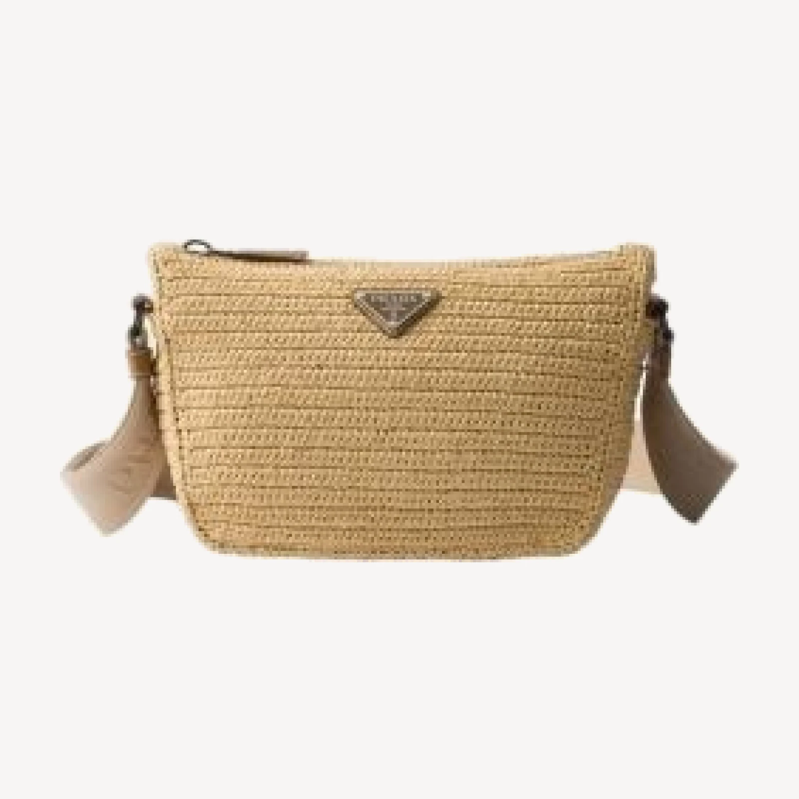Prada Unisex Crochet Shoulder Bag