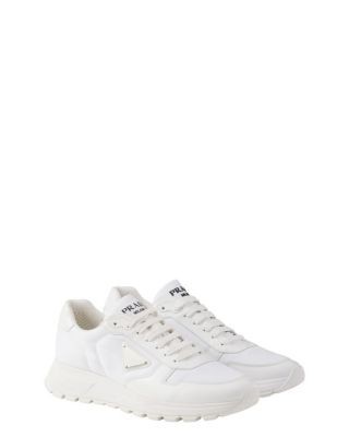 Prada Men's Prax 01 Re-Nylon and Brushed Leather Sneakers
