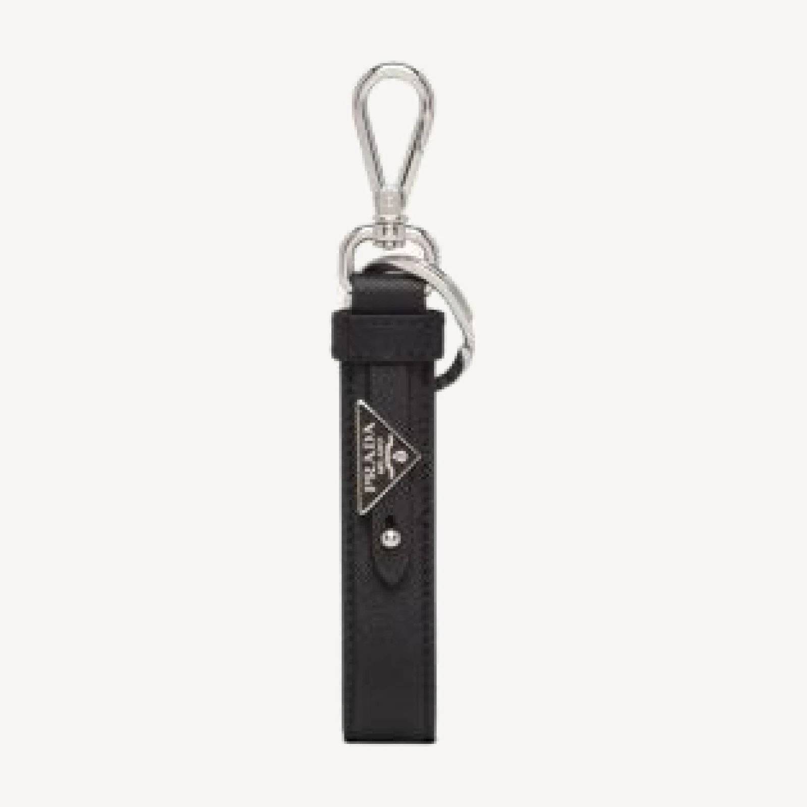 Prada Saffiano Leather Keychain