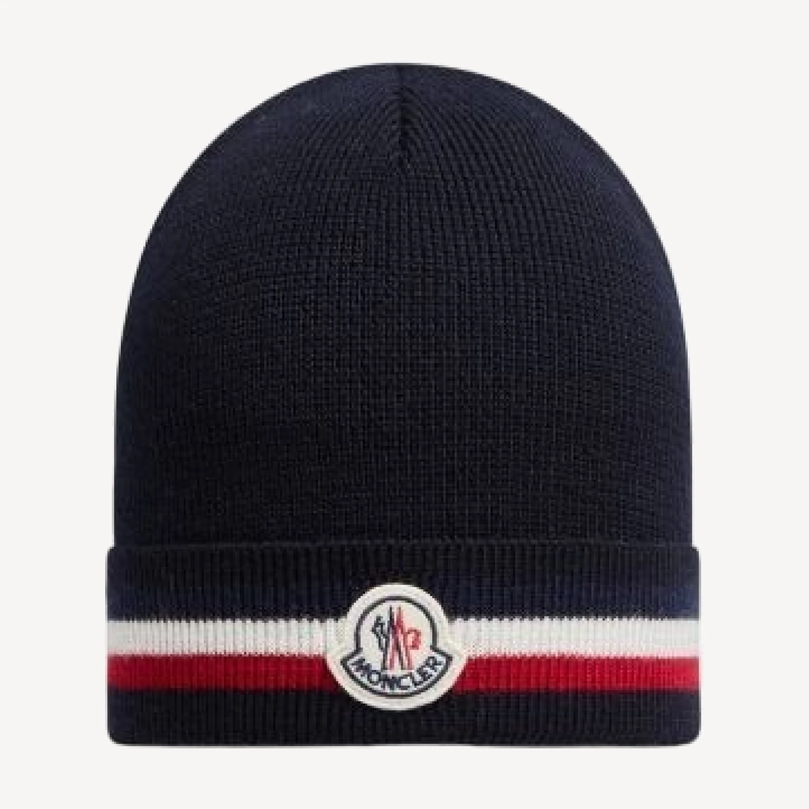 Moncler Tricolor Wool Beanie