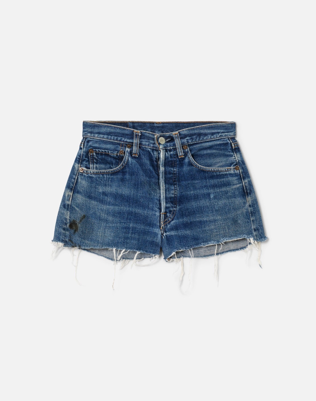 60s Selvedge Big E Single Stitch Cut Off 501 Shorts -#1