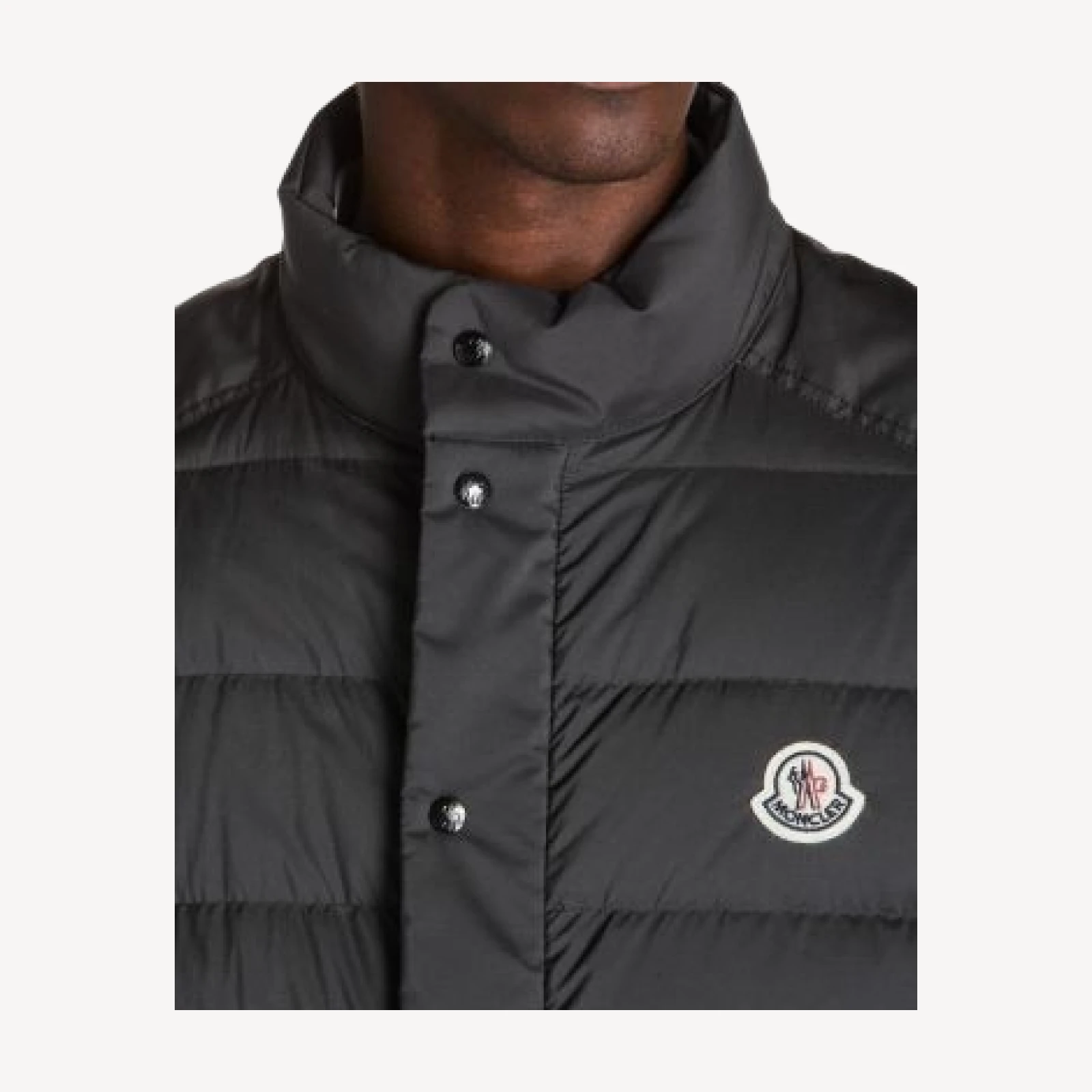 Moncler Selves Padded Short Men's Jacket with Logo