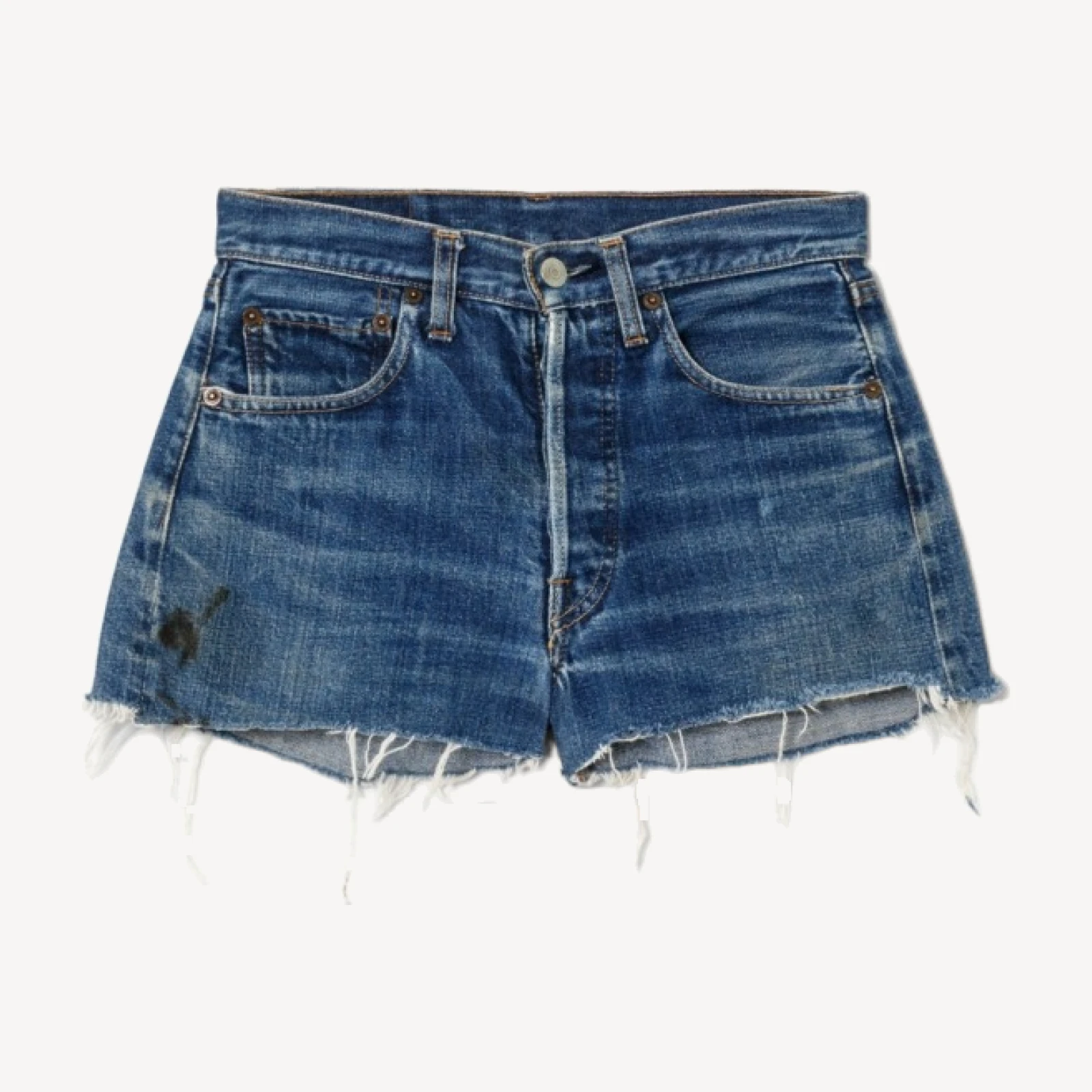 60s Selvedge Big E Single Stitch Cut Off 501 Shorts -#1