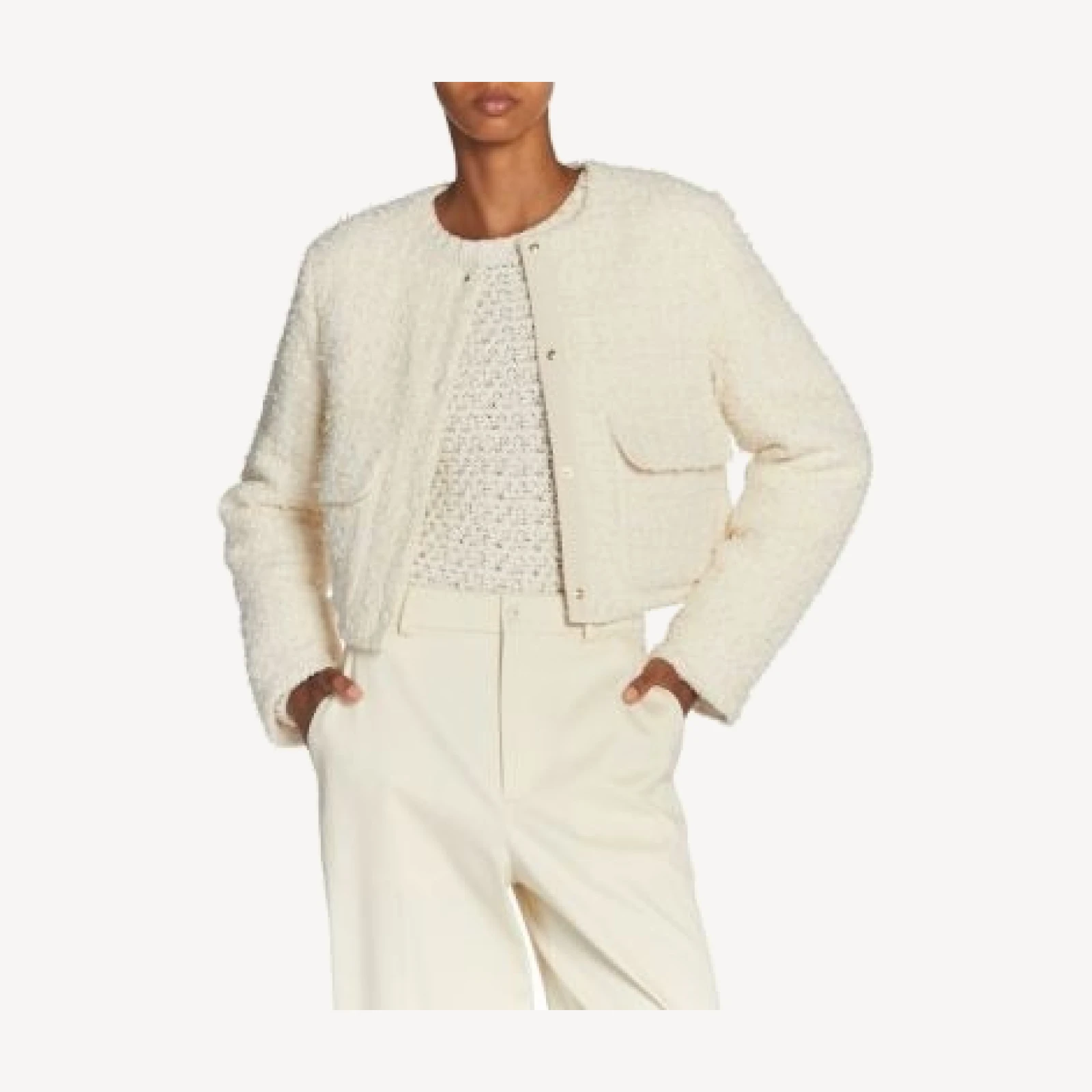 Moncler Dauphin Mixed Media Jacket