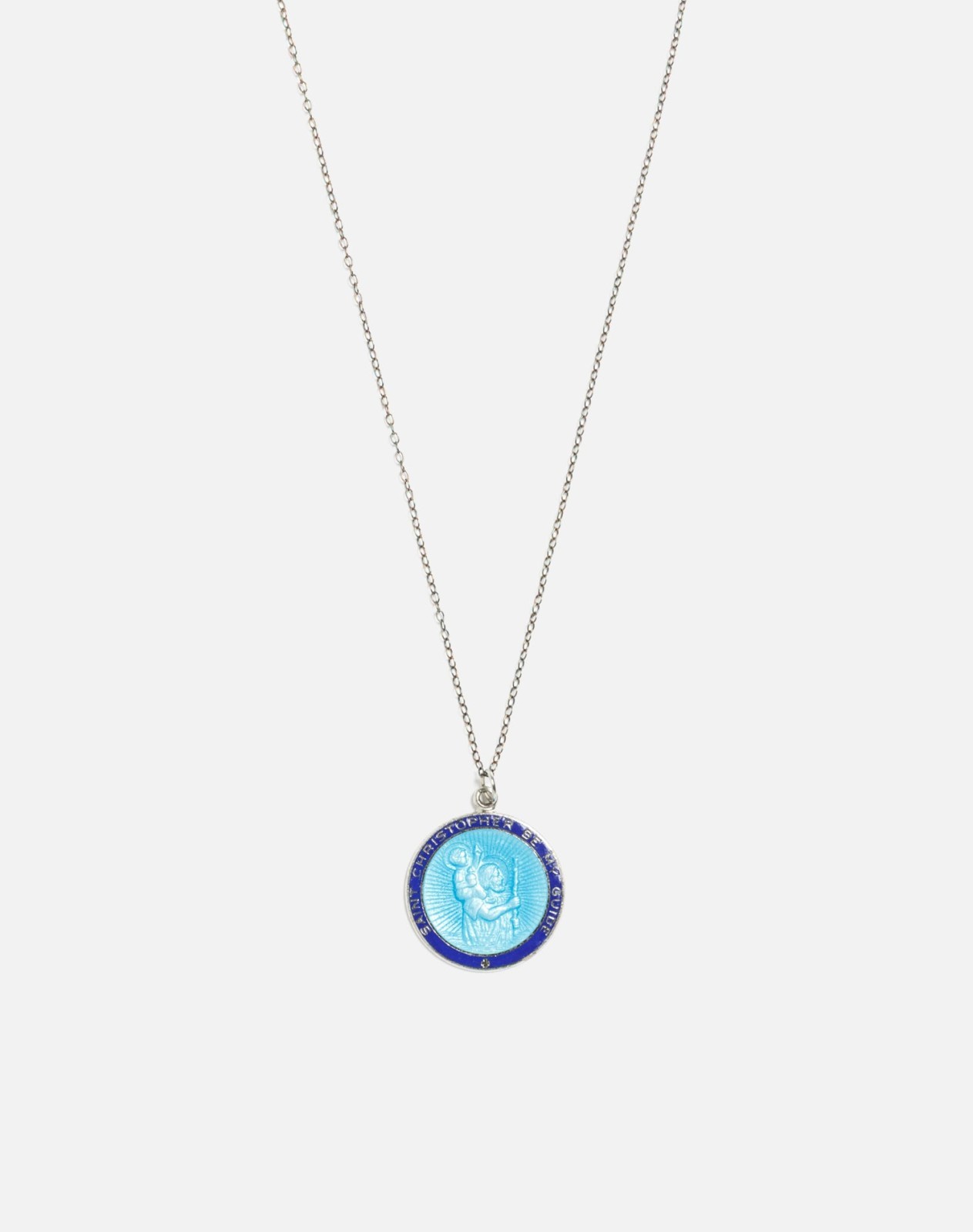 RE/DONE Vintage | 70s Sterling St Christopher Necklace- #8 | Vintage Necklaces