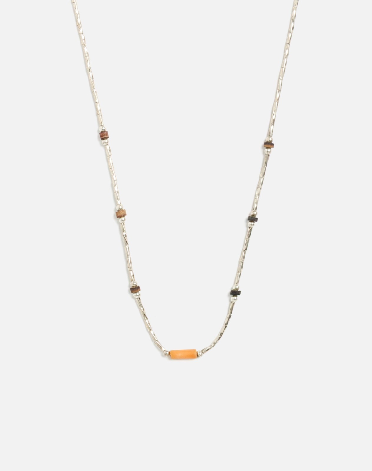 RE/DONE Vintage | 70s Sterling Liquid Silver Shell Choker- #11 | Vintage Necklaces