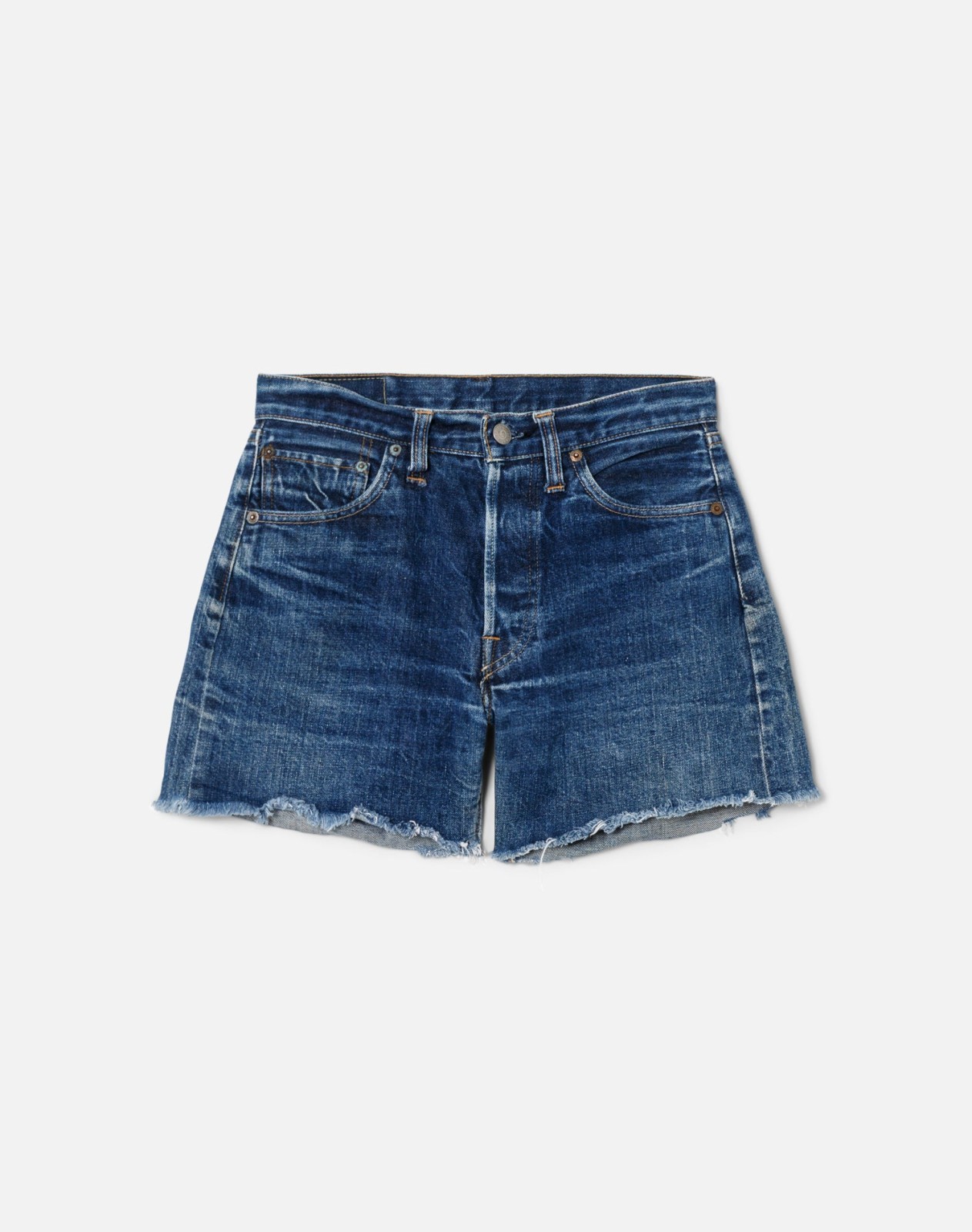 60s Selvedge Big E Single Stitch Cut Off 501 Shorts -#14