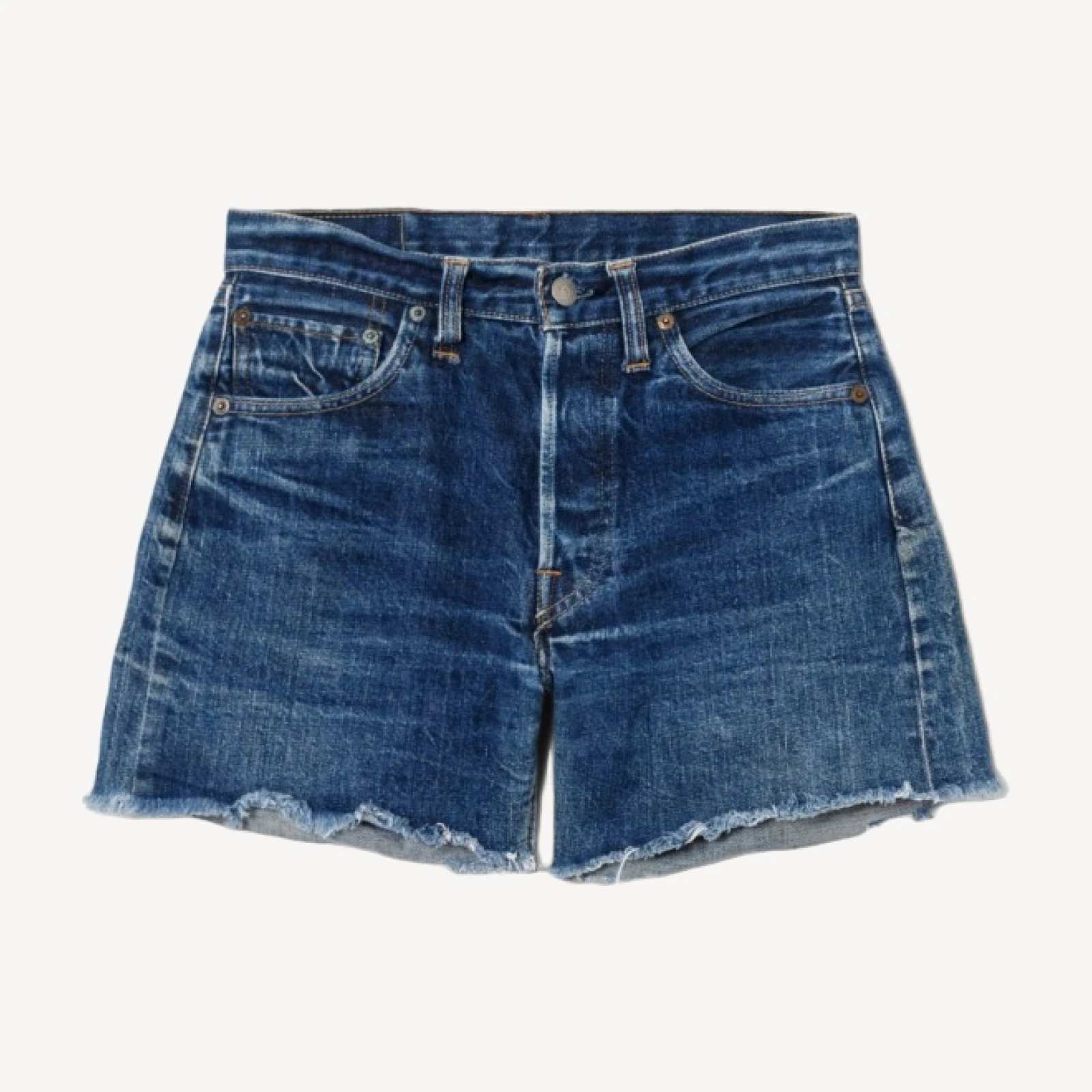 60s Selvedge Big E Single Stitch Cut Off 501 Shorts -#14