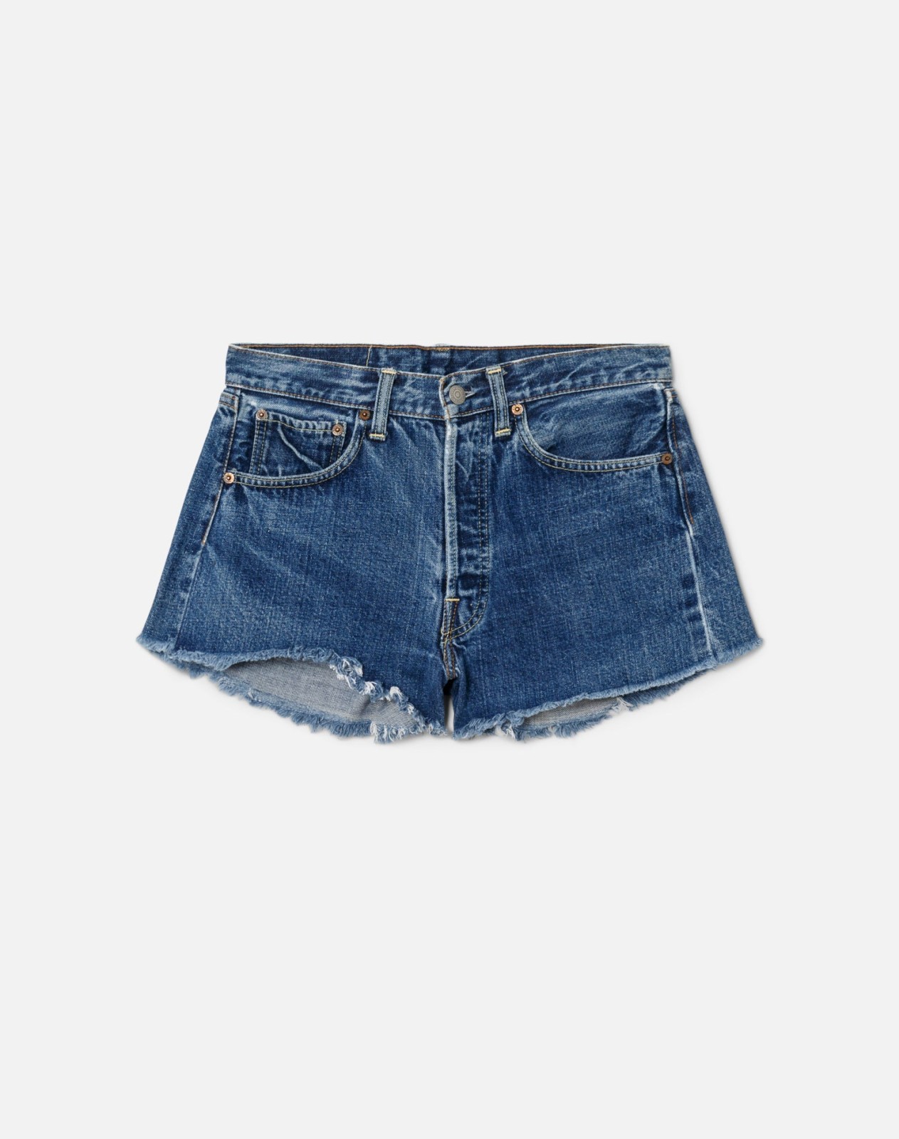 60s Selvedge Big E Single Stitch Cut Off 501 Shorts -#15