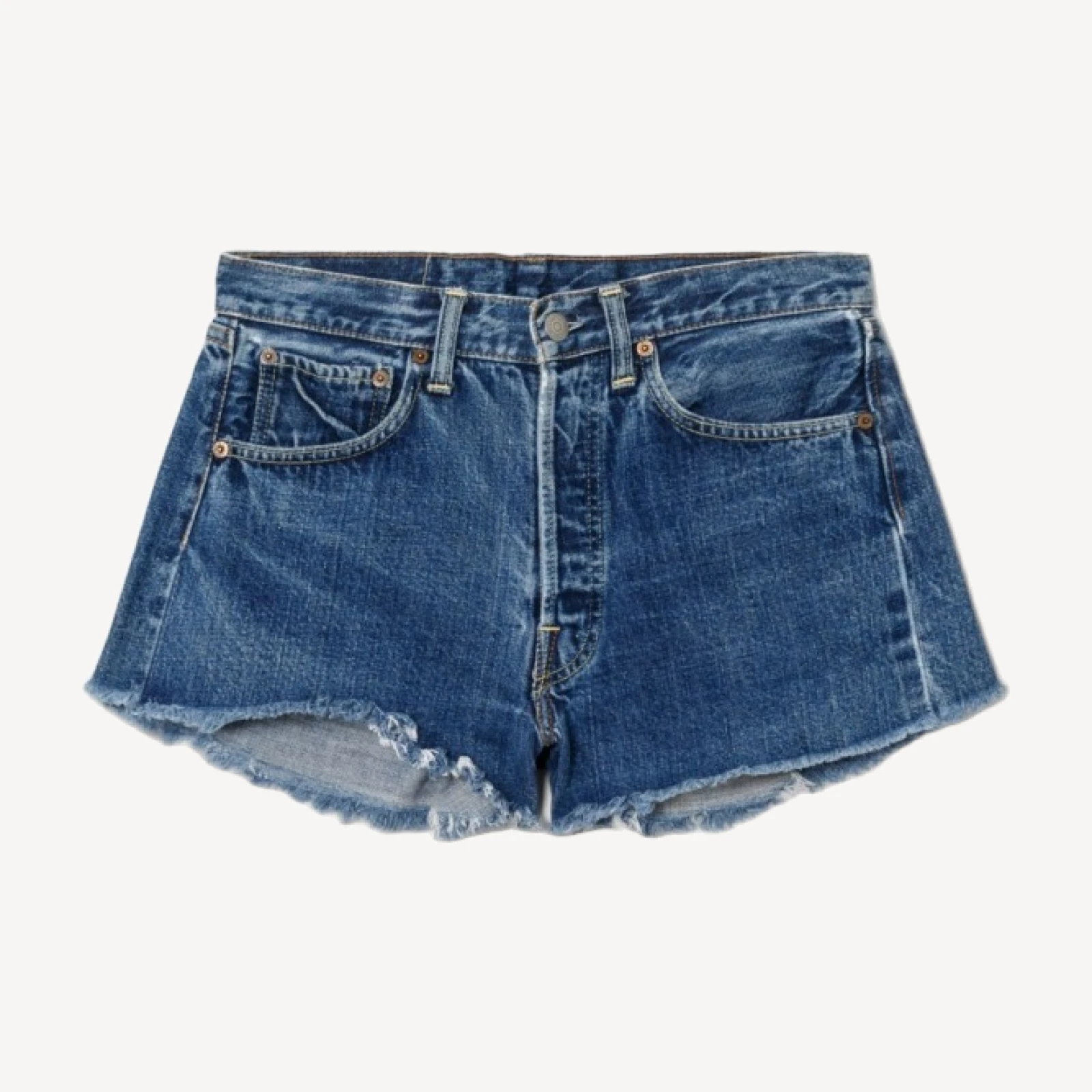 60s Selvedge Big E Single Stitch Cut Off 501 Shorts -#15