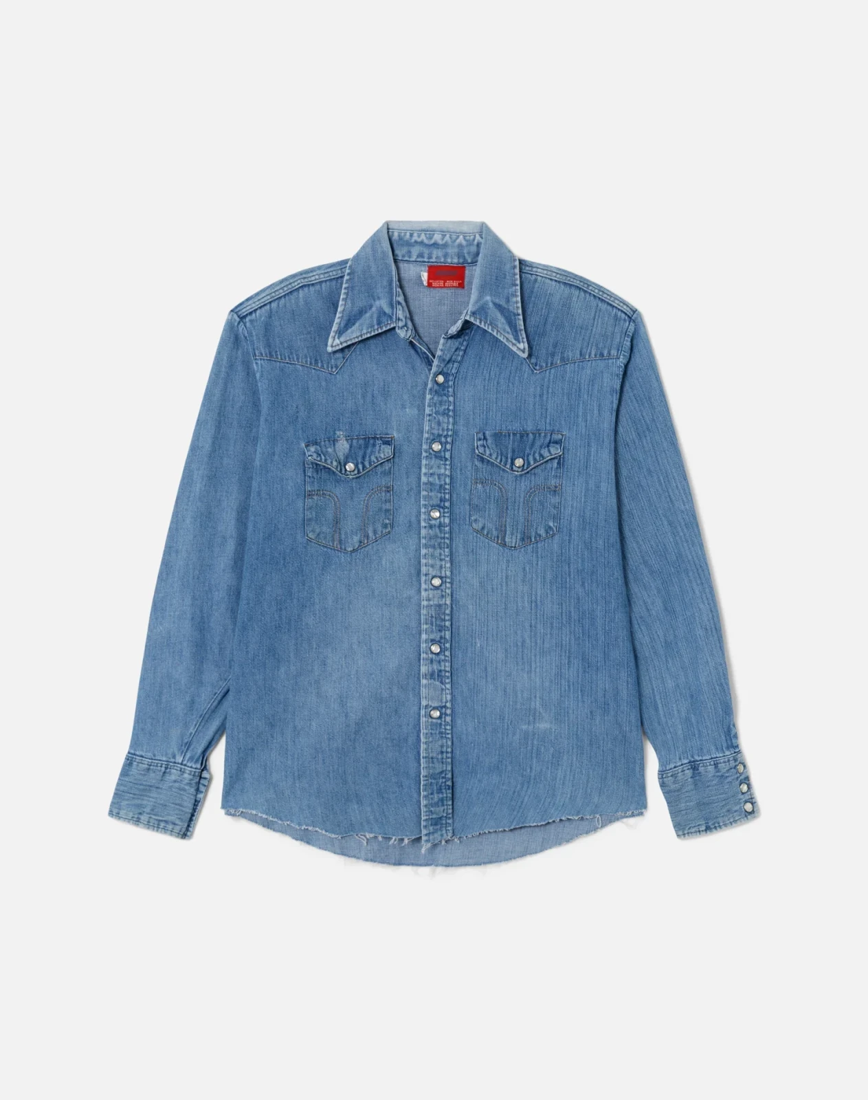 RE/DONE Vintage | 70s Cut Off Western Shirt- #20 | Vintage Tops