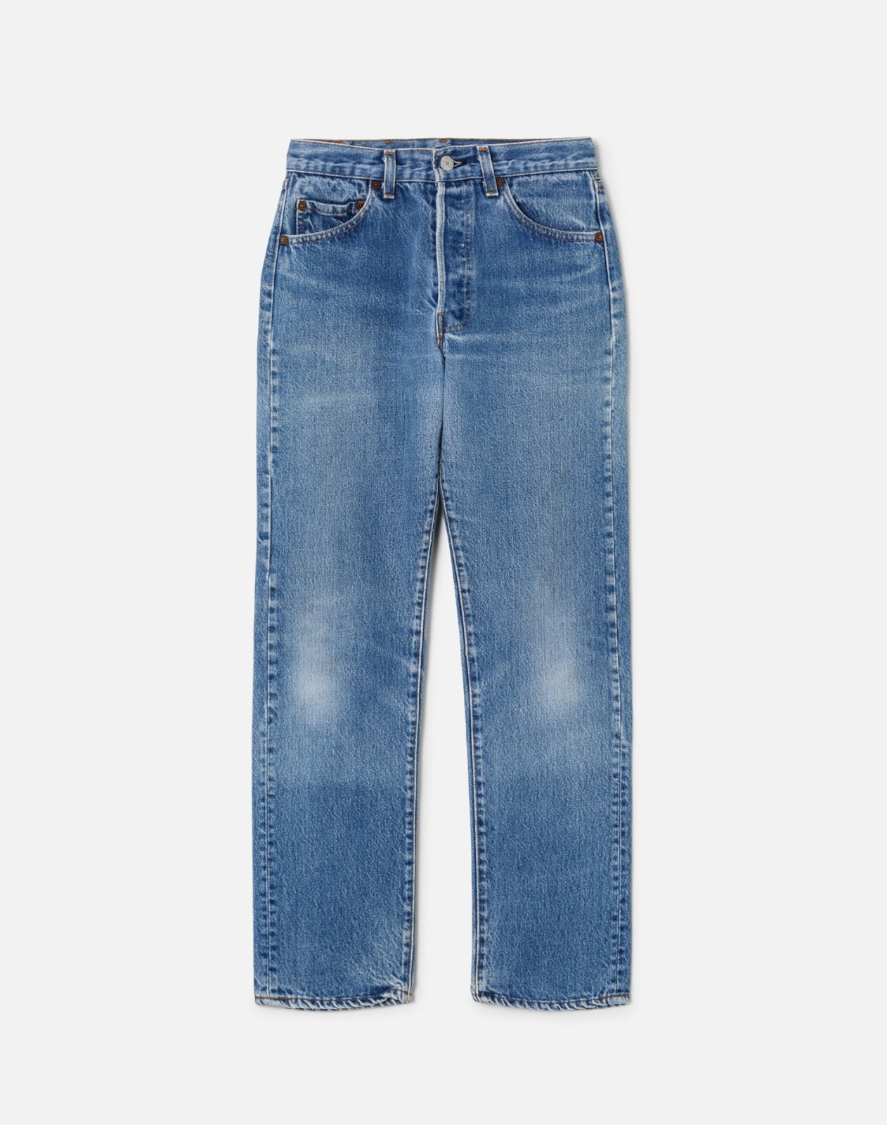 80s Black Bar Tack Levi's 501s -#24
