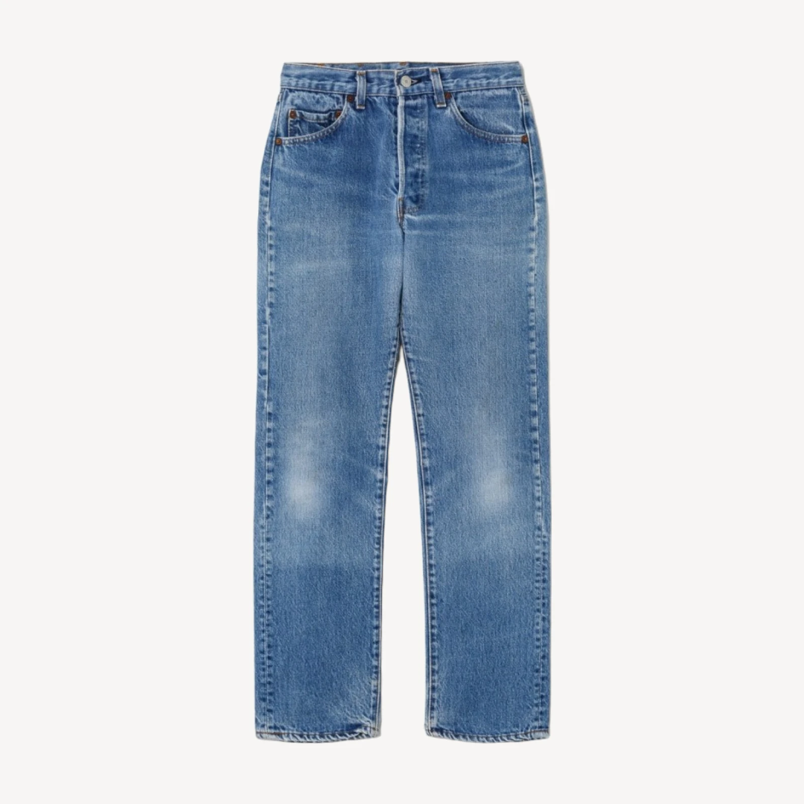 80s Black Bar Tack Levi's 501s -#24