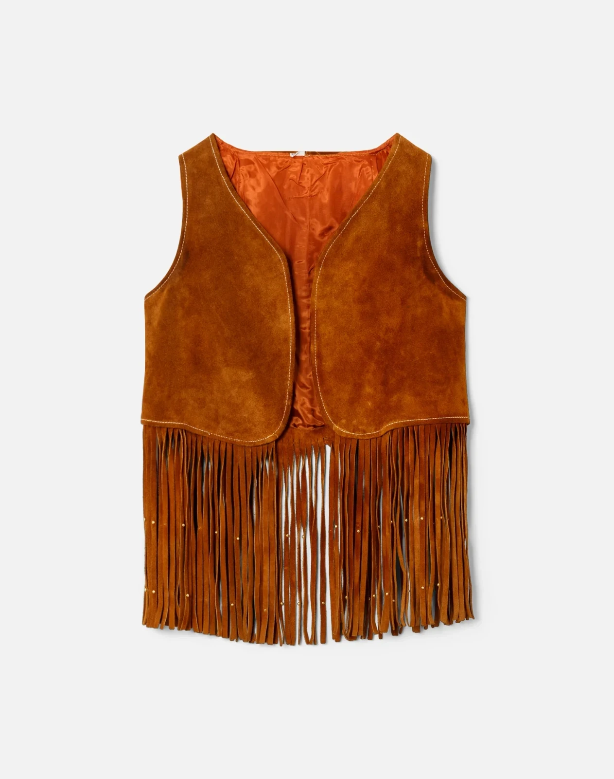 RE/DONE Vintage | 70s Suede Fringe Vest- #25 | Vintage Tops