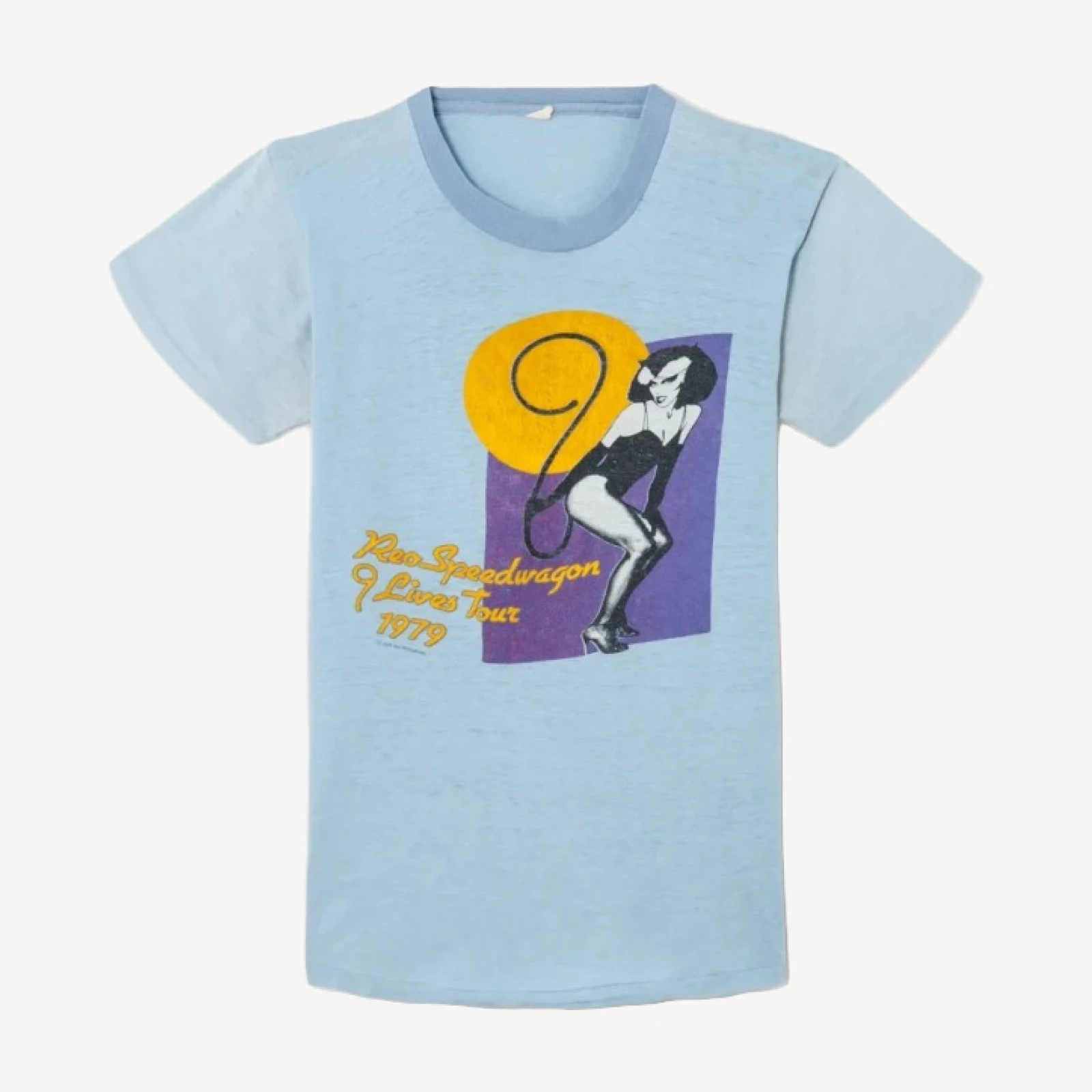 RE/DONE Vintage | Reo Speedwagon 9 Lives Tour 1979 Tee- #28 | Vintage Tees