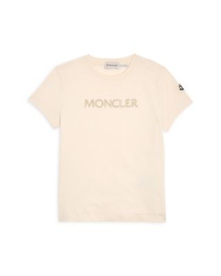 Moncler Unisex Embroidered Logo Short Sleeve Tee - Big Kid