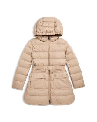Moncler Girls' Pasenza Down Puffer Long Coat - Big Kid