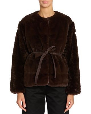 Moncler Jouillat Faux Fur Jacket