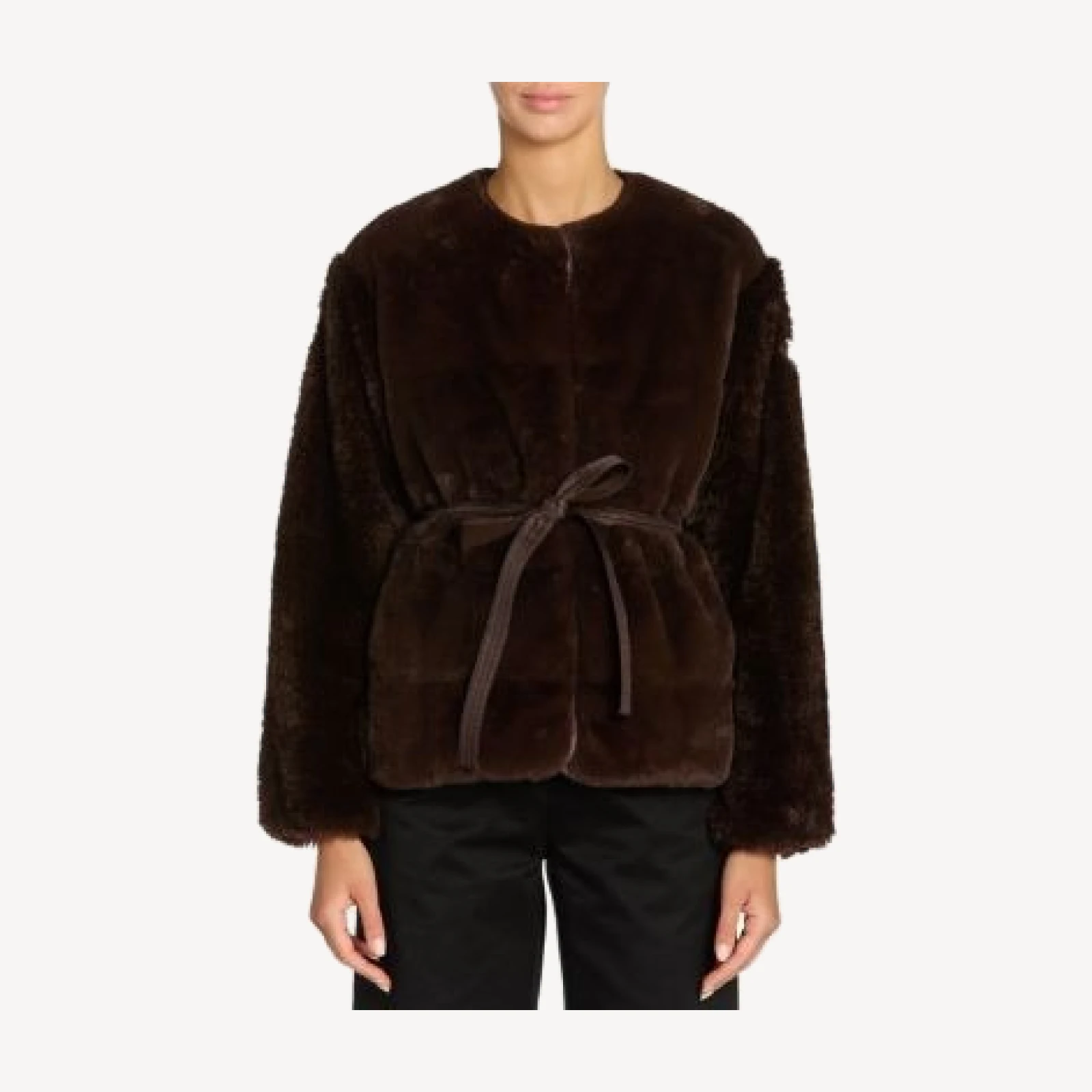 Moncler Jouillat Faux Fur Jacket